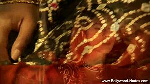 dreamy indian beauty teases with slow seductive strip undress dance
