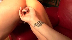 Payton leigh and eden adams strap on huge toys in each other's wet pussies!