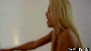 Specific barey legal teen 18 year old kneels down for intense oral cock stimulation and deep sucking action with small tits exposed