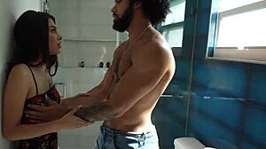 Stepbrother ravishes stepsister's tight body in forbidden taboo teen fucking frenzy