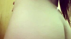 Latina teen with huge tits and ass masturbates wildly craving big cock