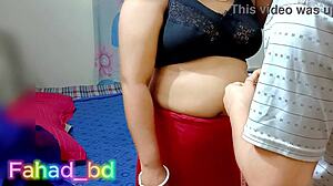 desi tailor fucks naughty boudi in dress, hardcore bedroom action part 1