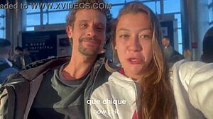 Damiana's Wild Brazilian Ass Flashing Adventure Across Europe Begins