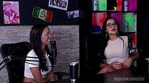 Swingers Pri Melancia, Tifany Rocha, Alice Vasconcelos in wild cast orgy part 4.