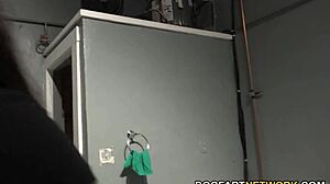 LISA TIFFIAN SUCKS WHITE COCK AT GLORYHOLE FACIAL!