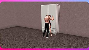 leo pounds vancy's pussy and ass till cumshot facial in hotel