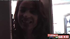 a deliciosa belinha loves anal sex with her big tits bouncing wildly