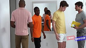 Step dads swap twinks bareback gangbang rimjobs big black cocks monster anal banging interracial