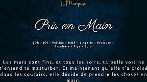 French MILF Neighbor Grabs and Strokes Him in Erotic Audio