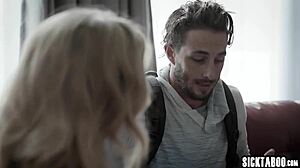 perverted guy rams big cock into riley reyes tight pussy