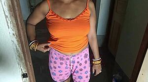 devar delivers wedding card then rubs and fucks bhabhi's chut hard