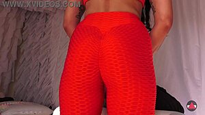 whoa, she massaged me with cum dripping from her yoga pussy! 💦😲