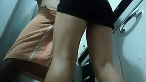 Sex With Naughty Cousin Right After Shower Pussy Rubbing Frenzy!