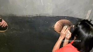 naughty wife sucks and fucks stranger cocks at gloryhole