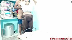 bhabhi HANDJOB blowjob then DOGGY cum on ass
