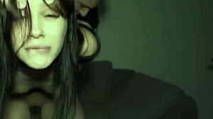 Grabs tight teen can't escape pounding dick