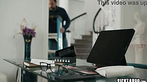 stepdad can't resist stepdaughter destiny mira's big ebony ass... fucks her rough taboo