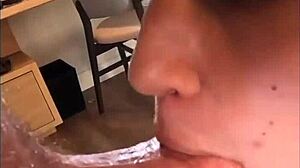 she just loves sucking dick till it cums on her face