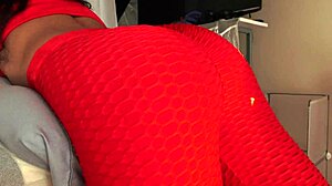 whoa, she massaged me with cum dripping from her yoga pussy! 💦😲