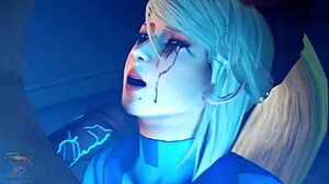 Zero Suit Samus Aran phazon birthday monster facefuck