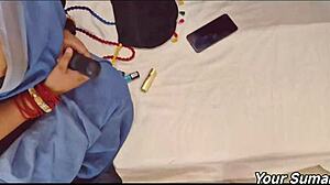 Stepmom Sneaks Boyfriend for Shaved Pussy Creampie Doggystyle POV!