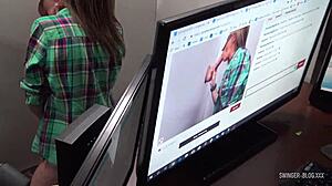 Fetswing owners Naughya J Moon gloryhole pounding