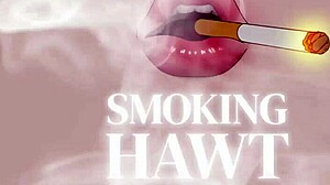 hey wanna watch this french brunette with huge fake tits smoke and masturbate dirty talk cowgirl tease?