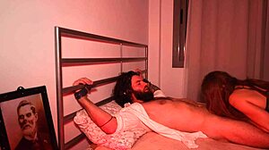 Ai girlfriend sucks every drop of semen on Halloween!