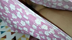 stepsister's juicy puffy pussy tempts my tongue for wet lick