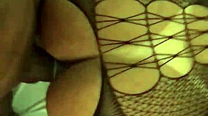 heartbroken watching slut wife take huge black cock pounding from bull while cuck lubes her ass