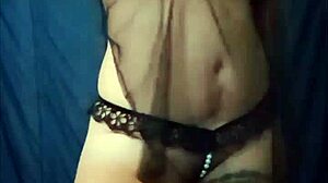Sexy Mexican Lingerie Dance Teases Ass Tits
