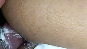 sexy girlfriend moans through intense anal close-up