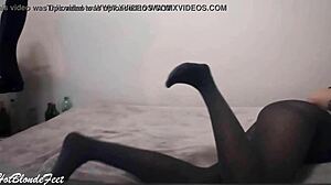 Miley Grey's Sexy Nylon Legs Obsession