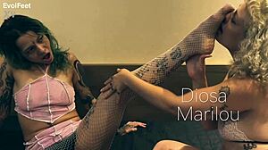 SUCK MY TOES For Latina Goddess Foot Domination Bliss!