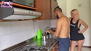 roommate's netflix night turns into big cock doggy surprise