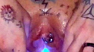 i'm stretching my piss hole so good now watch my wet pussy squirt big natural tits glow!
