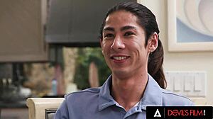 Devils Film horny slut begs stepsister's fiance for hard pounding session