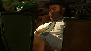 imagine olivia del rio riding cock in corset outdoors?