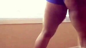 Damn, ebony maid grinds big ass to bust your nut!