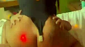 gaping ass wife brazilian beauty sits on young monster cock while cuckold husband watches homemade!