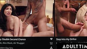 Karla Lane Caught Fucking Boss By Sarah's Big Naturals!