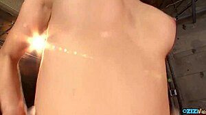 kinky asian honey's clit teased wild with bondage toys