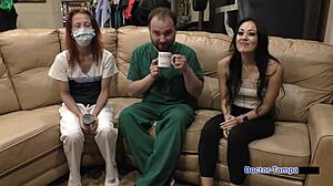 dr tampa's procedure on blaire celeste's pierced pussy backstage 😏🔥