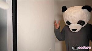 Pizza Delivery Latina Bent Over for Doggystyle Creampie Facial