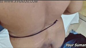 Stepmom Sneaks Boyfriend for Shaved Pussy Creampie Doggystyle POV!