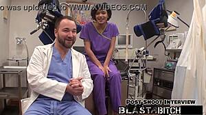 jackie banes' shaved pussy blasted with cum in pov anal