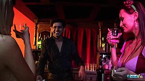 thick dick satisfies three babes riding cowgirl moan