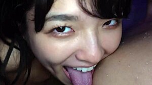 fresh squirting japanese nozomi loves cock nonstop blowjobs creamy creampie