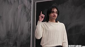 naughty friends and big dick teacher gangbang horny student's big ass