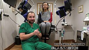 kalani luana's huge tits blasted cum close-up missionary facefuck